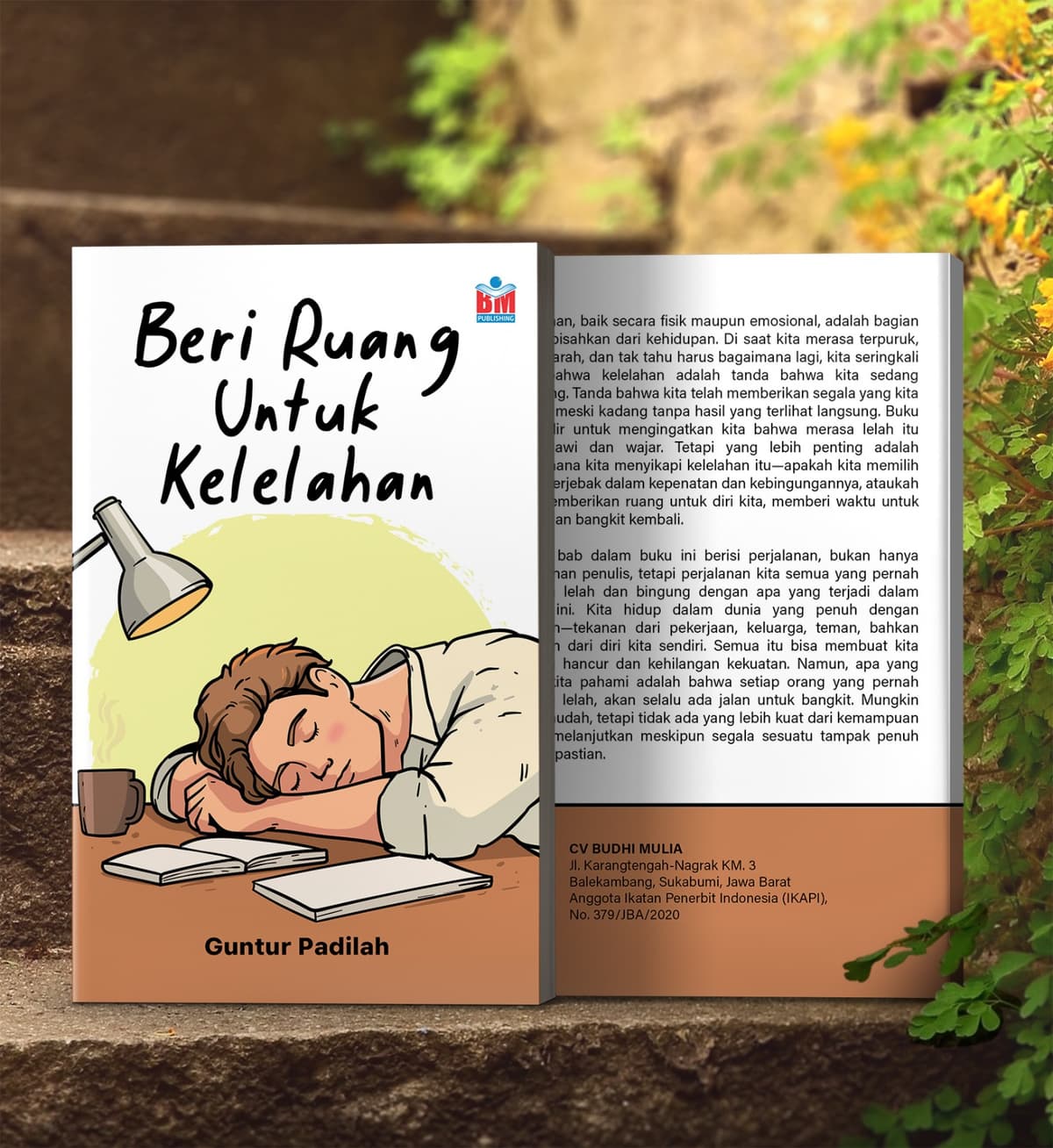 Sampul buku 'Beri Ruang Untuk Kelelahan'